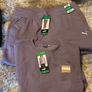 2 piece lot set Puma Lavender Tracksuit XL  Set 2 pieces